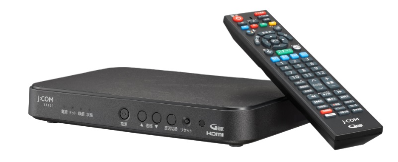 J:COMのセットトップボックスのイメージ図