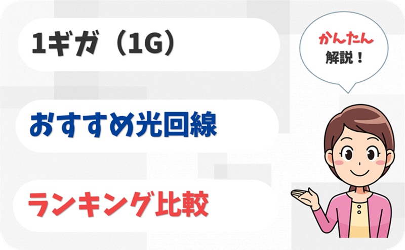 【1ギガで十分な人へ】コスパ最強のおすすめ光回線 【全22社 比較】【アイキャッチ】