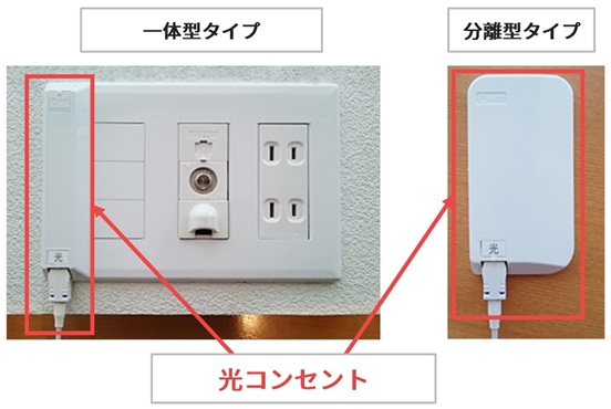 物件に導入済（光コンセント設置済）の光回線を選ぶ