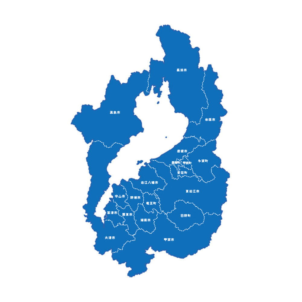 滋賀県のNURO光の提供エリア