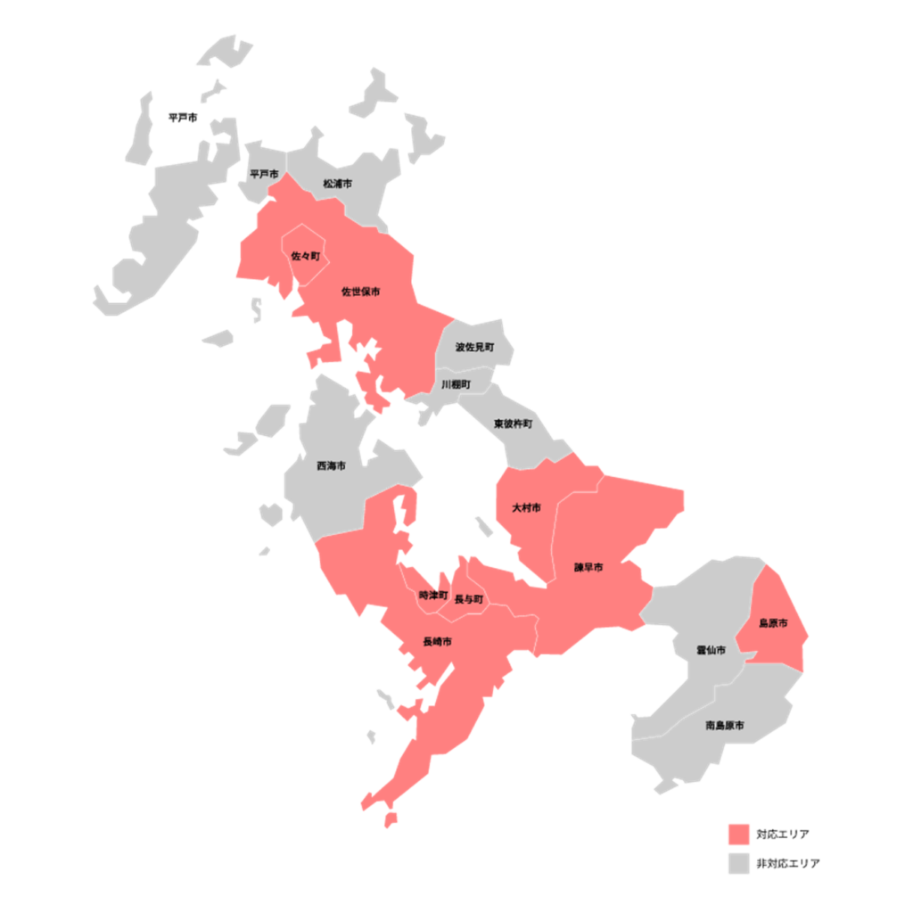 熊本のBBIQのエリア